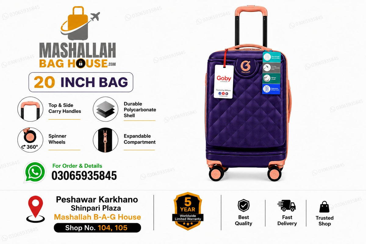 Goby Premium 4-Piece Luxury Luggage Set