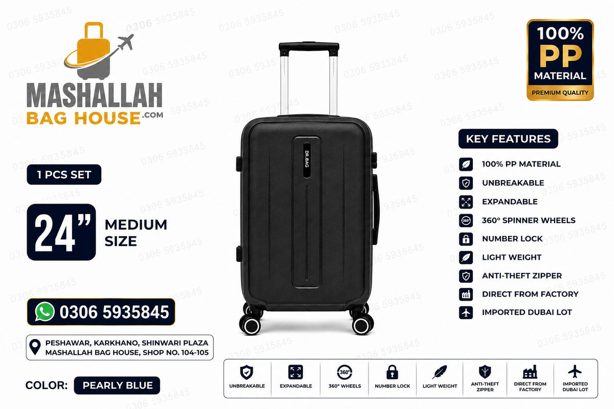 Unbreakable PP Luggage Set – Expandable Suitcases