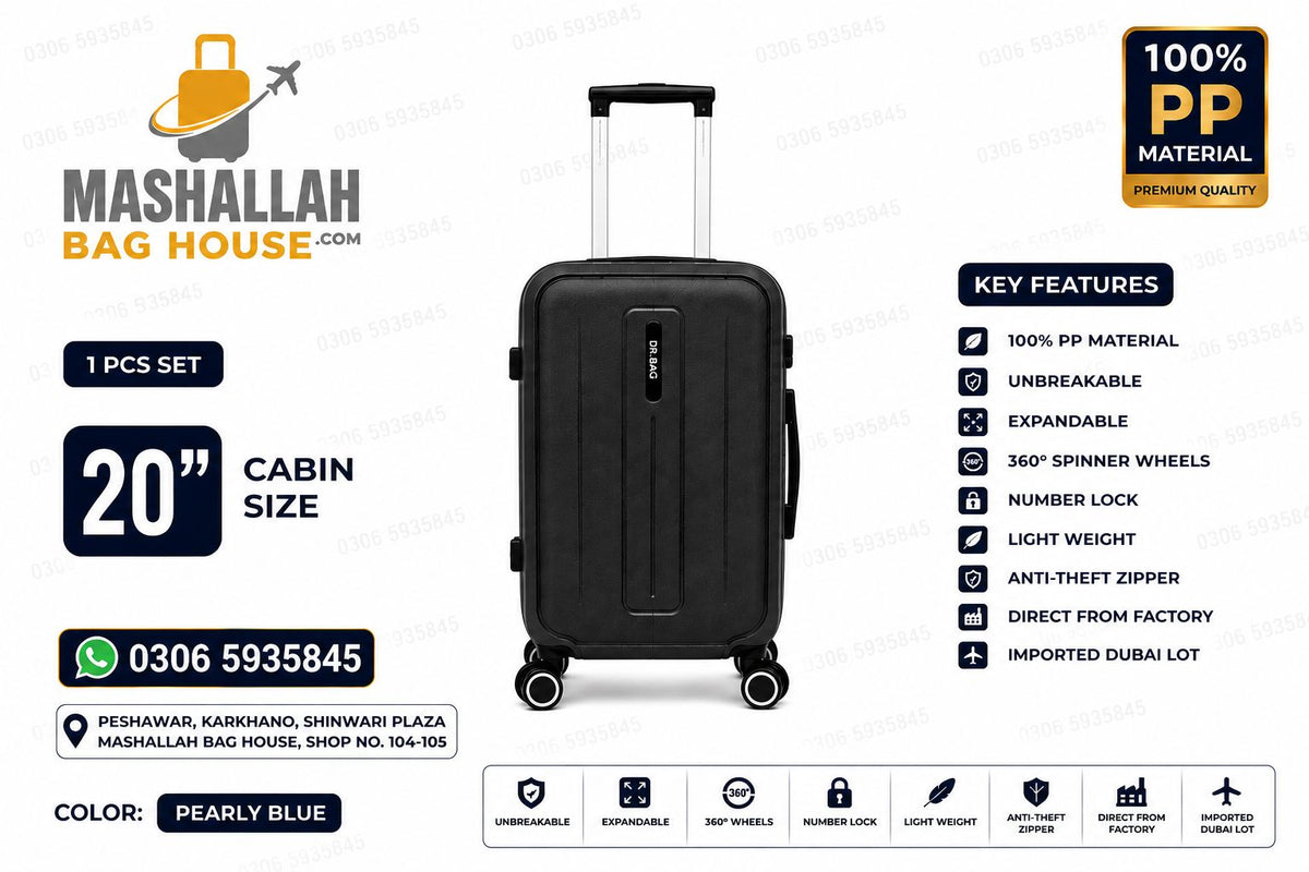 Unbreakable PP Luggage Set – Expandable Suitcases