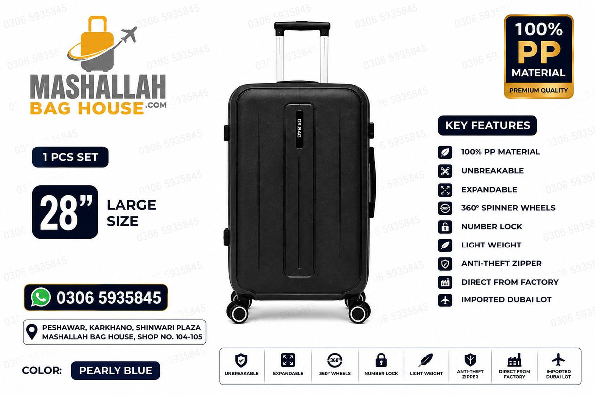 Unbreakable PP Luggage Set – Expandable Suitcases