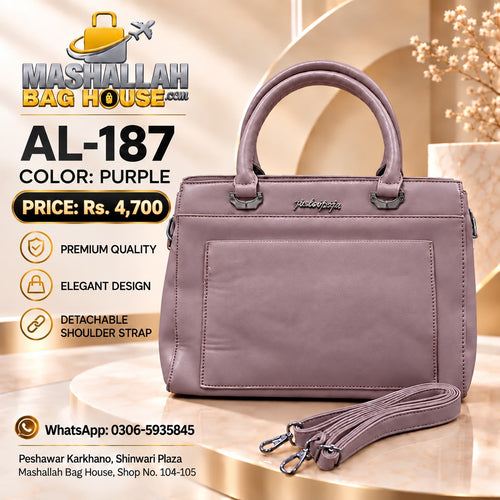 AL-187 Premium Ladies Handbag – Tough, Durable