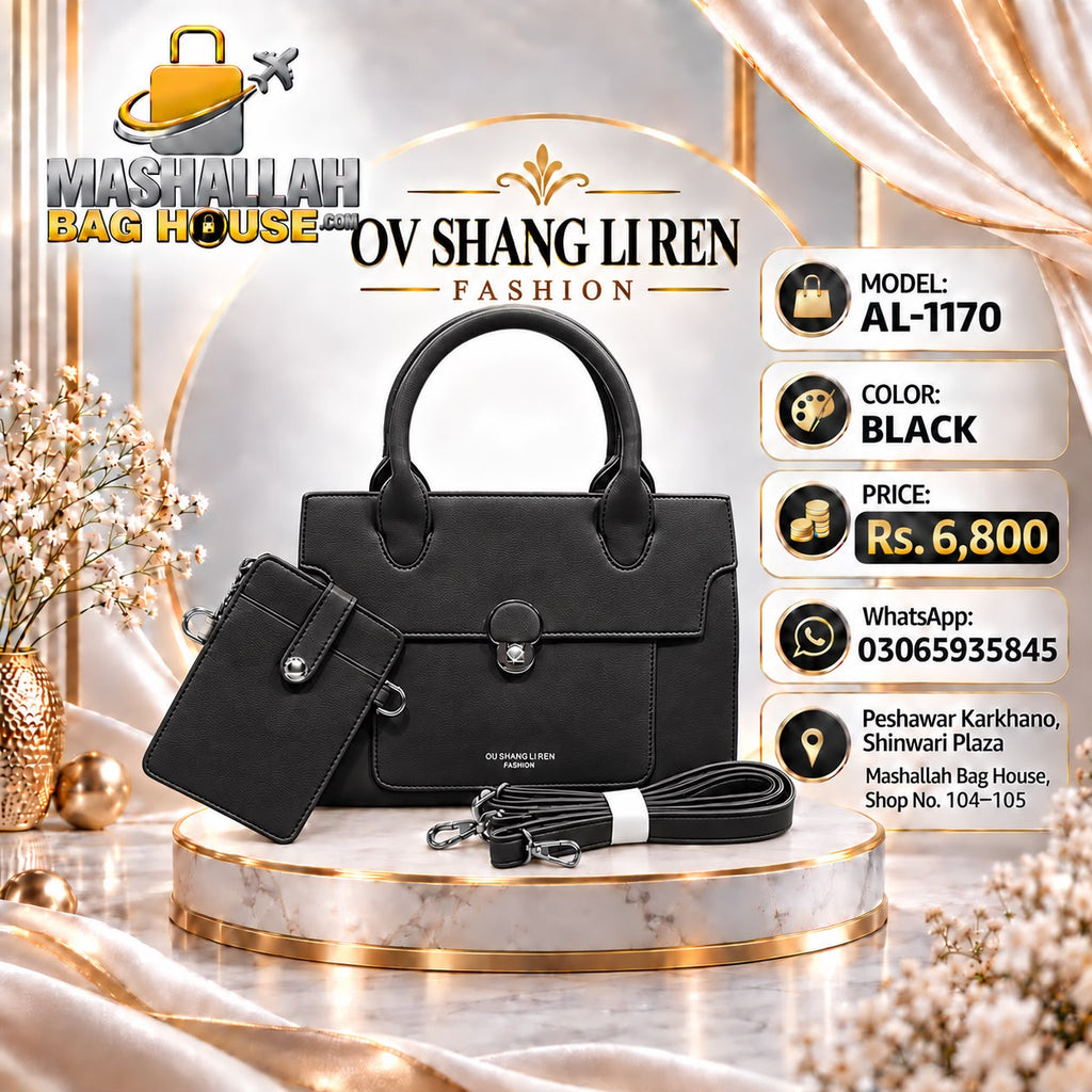 OV SHANG LI REN AL-1170 Premium 2-Piece Hand & Shoulder Bag