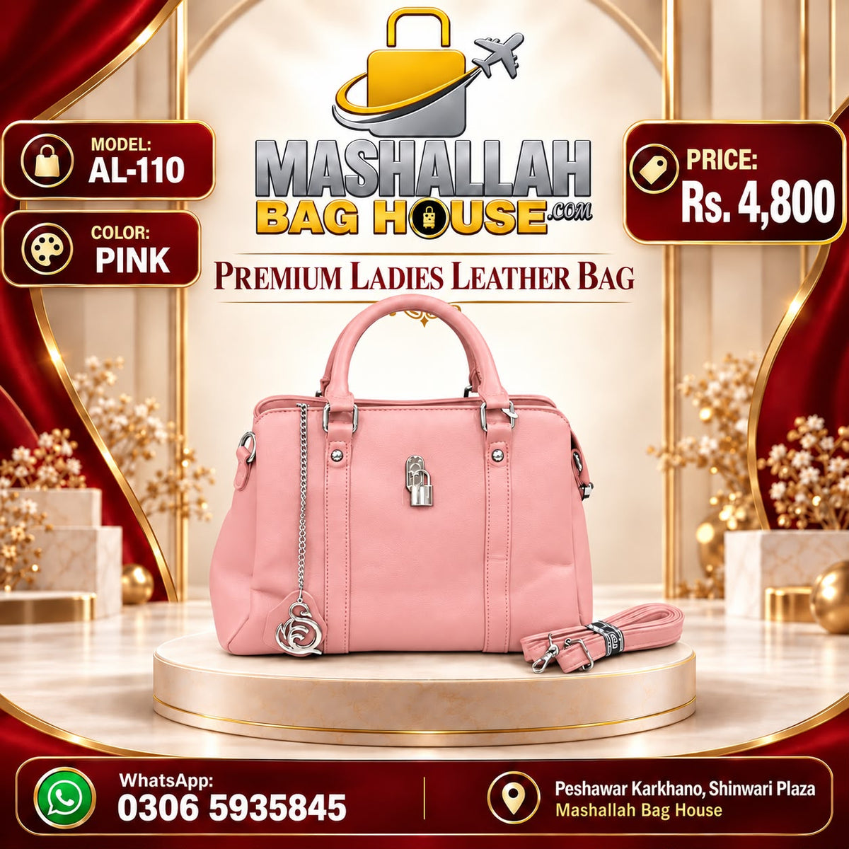 Ladies Handbags in Pakistan – AL-110 Premium Leather