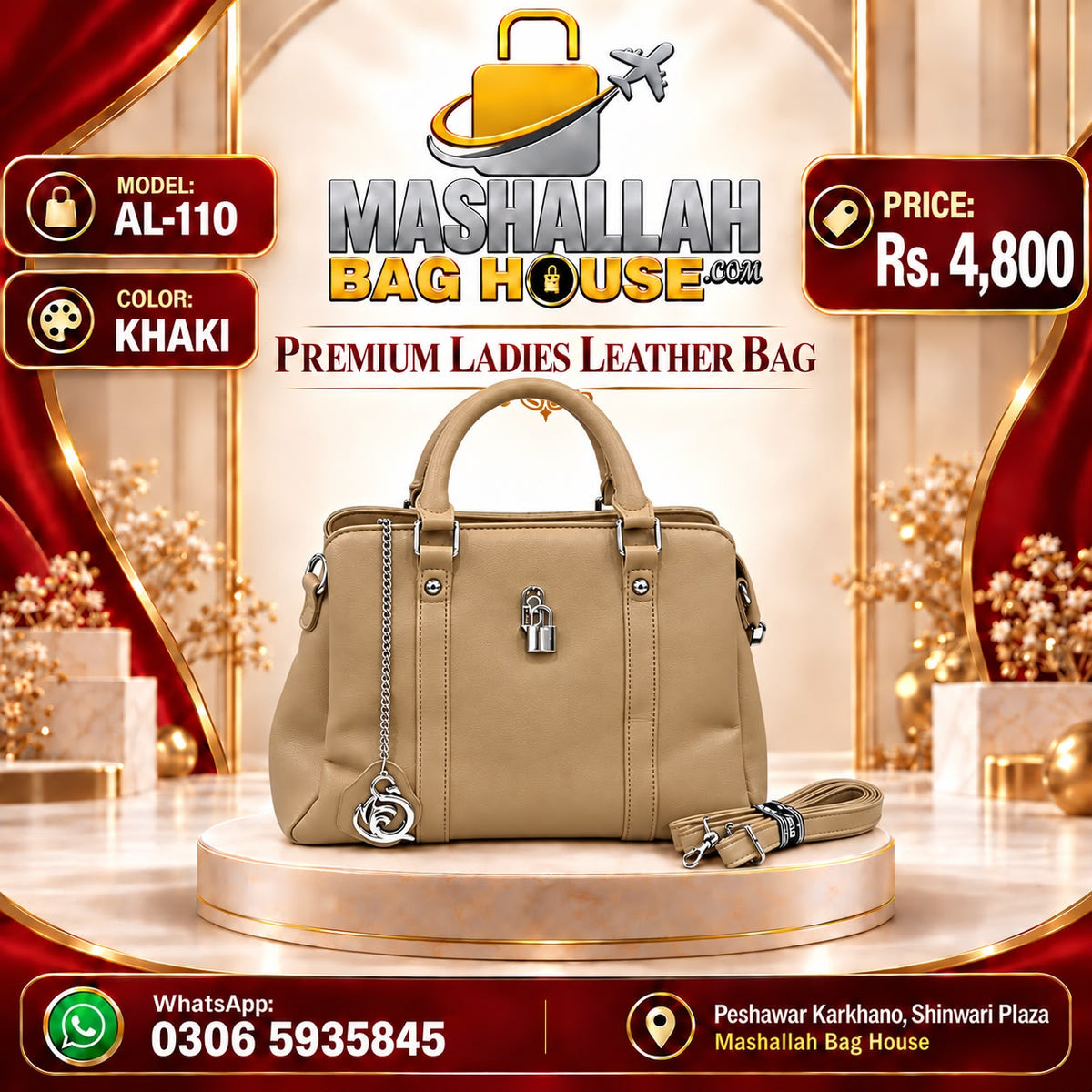 Ladies Handbags in Pakistan – AL-110 Premium Leather