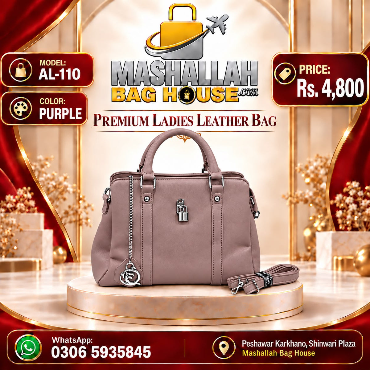Ladies Handbags in Pakistan – AL-110 Premium Leather