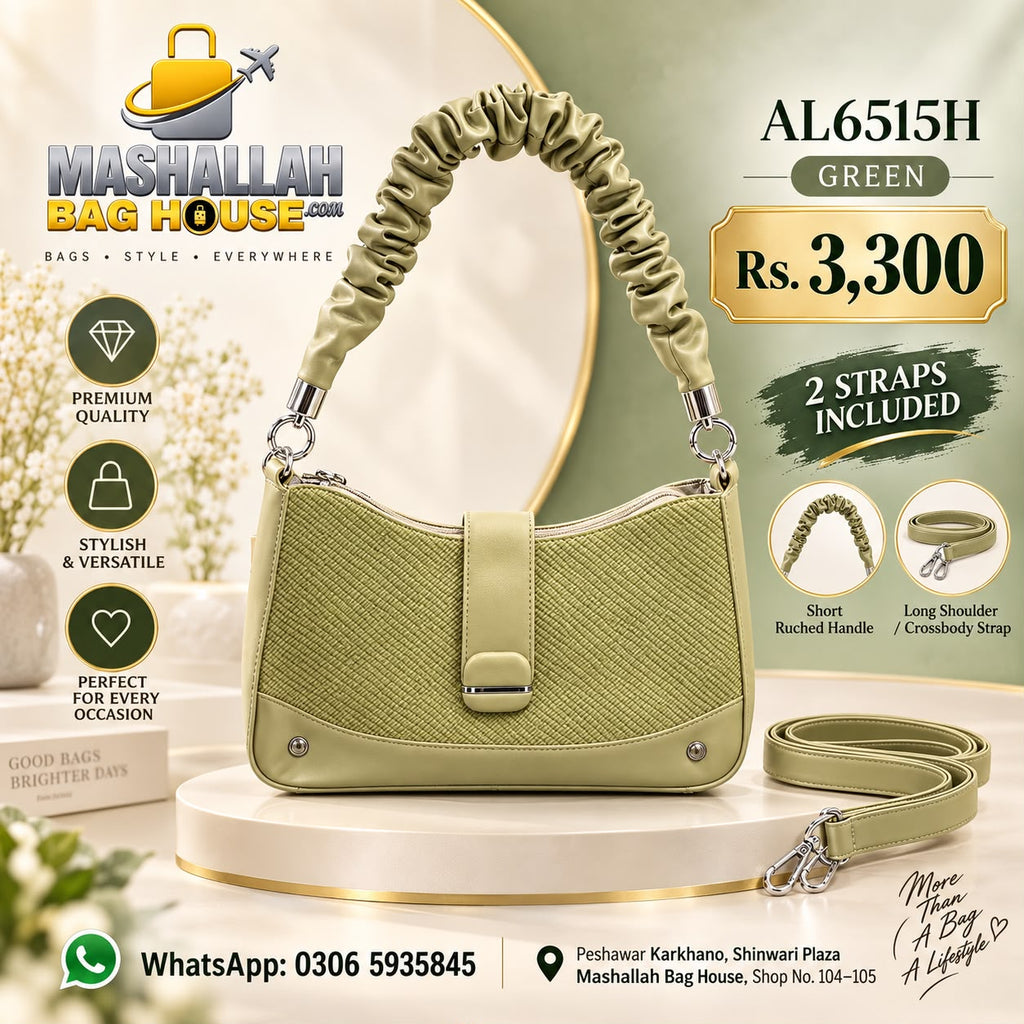Ladies Handbags – AL-6515H Premium 2-Strap Shoulder Bag