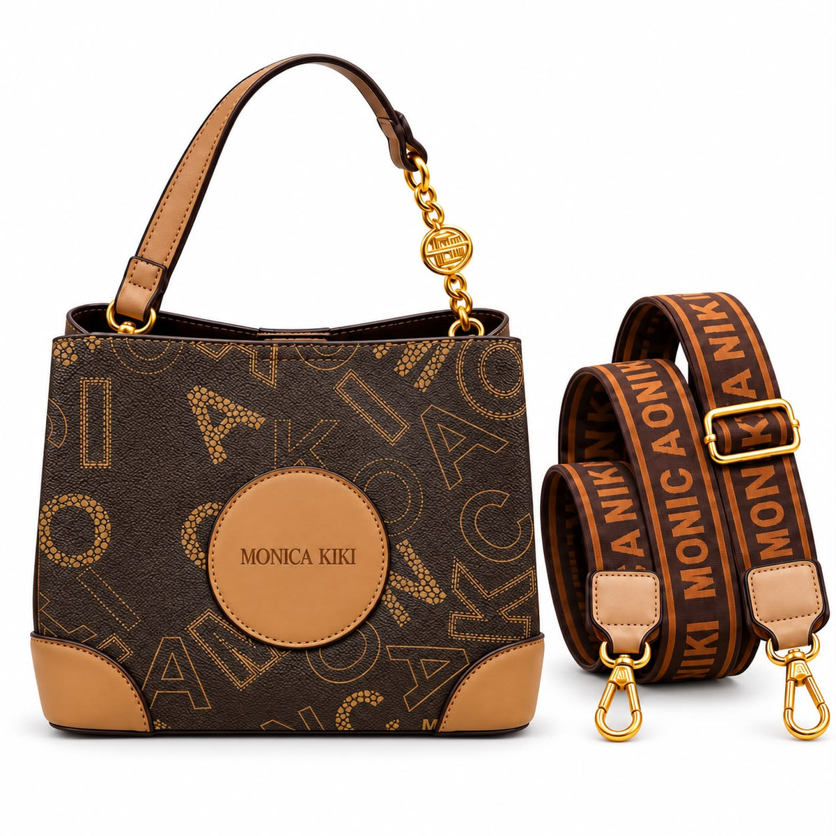 Monica Kiki Ladies Shoulder Bag - 2 Strap Handbag