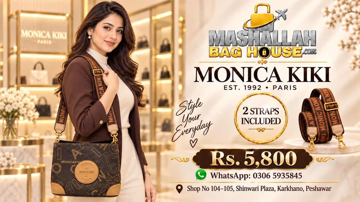 Monica Kiki Ladies Shoulder Bag - 2 Strap Handbag