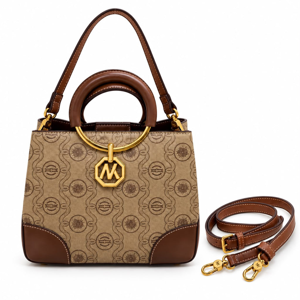 NK Premium Ladies Handbag with 2 Leather Straps