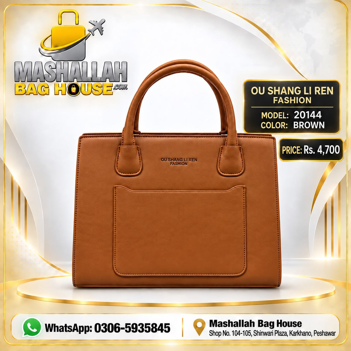 Elegant Large Capacity Shoulder & HandBag