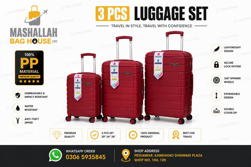 Burberry Luggage Set – Unbreakable Travel Suitcase